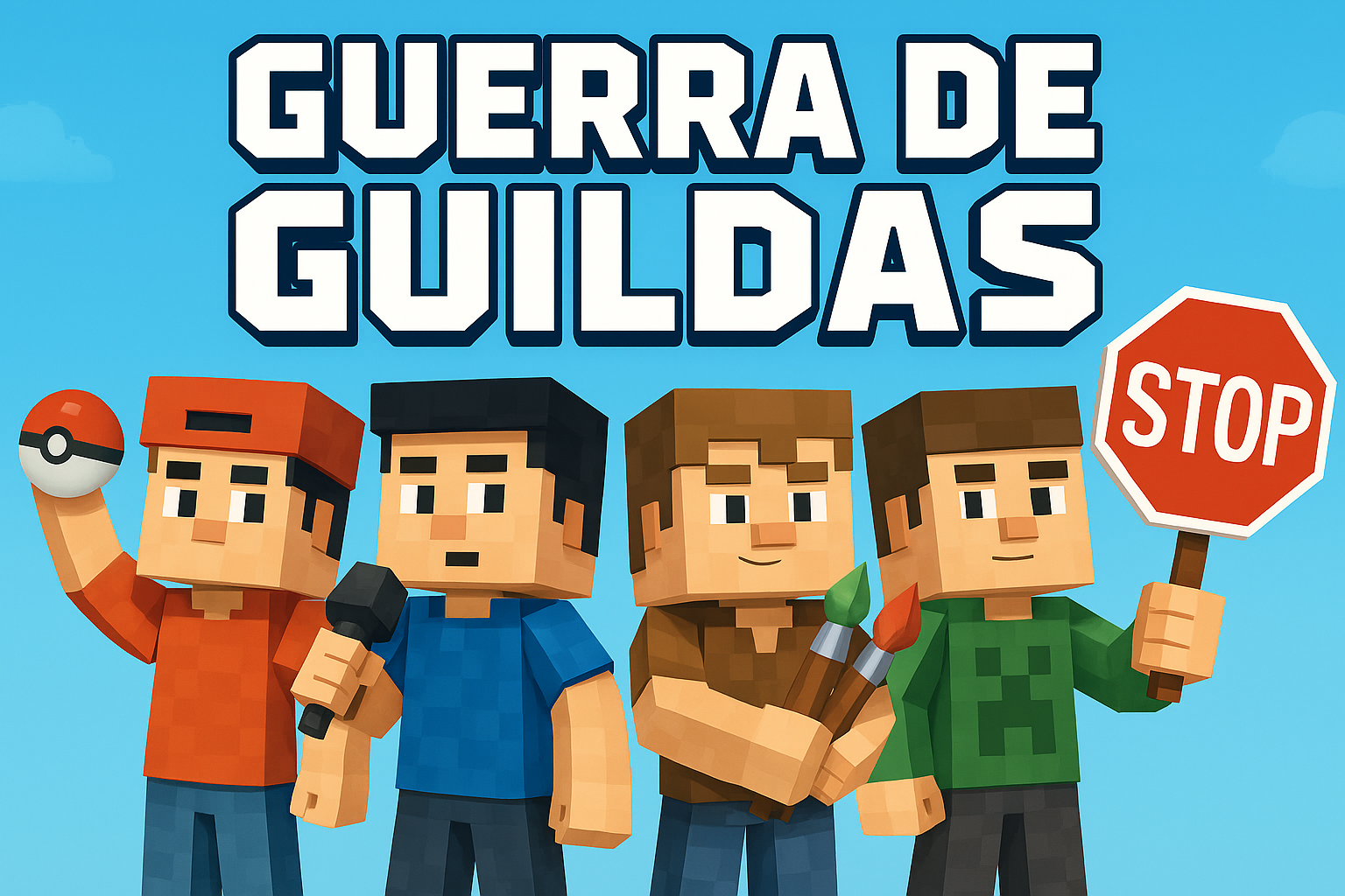Minecraft Brasil Haber - Minecraft Brasil - Guerra de Guilda